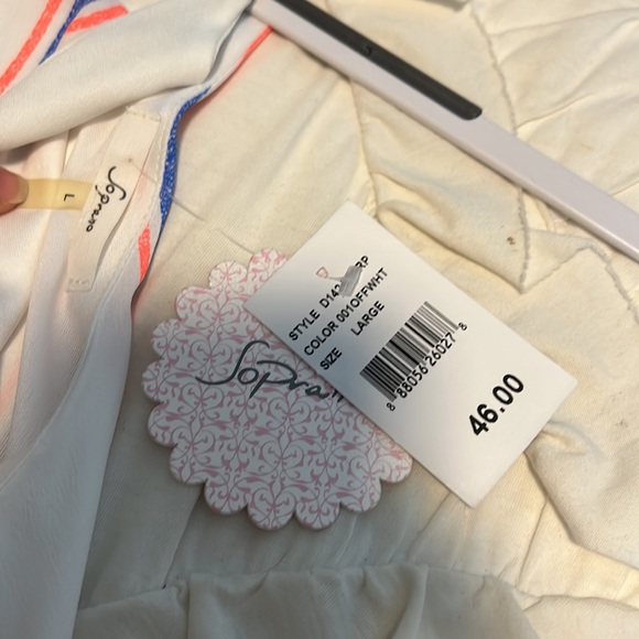 WHITE STRIPED SUNDRESS - Picture 7 of 7